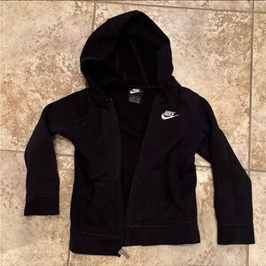 Black Nike Zip Up Hoodie